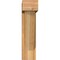 Ekena Millwork Traditional Block Rough Sawn Bracket w/ Offset Brace, Western Red Cedar, 6"W x 20"D x 24"H BKT0604X20X24TRA05RWR - alternate 2
